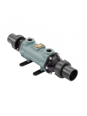 Теплообменник трубчатый 40 кВт (при t=82°С), купроникель, вых.: 50мм/ 3/4" внутр.р.