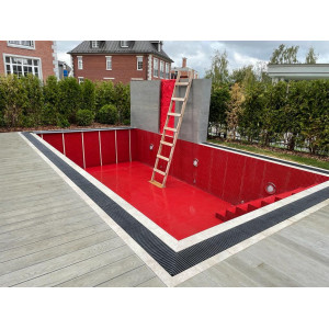 Плитка красного цвета