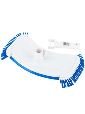 Щетка-насадка прямоугольная с боковыми щетками крепление зажим