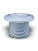 Форсунка подключения водного пылесоса 2" НР 1 1/2" ВР (бетон) ABS-пластик